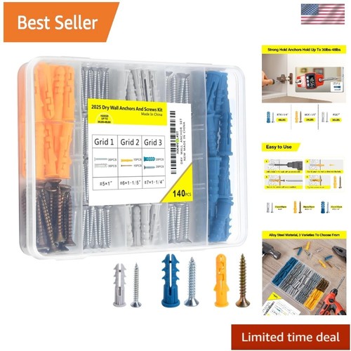 140pcs drywall anchors - drywall, &