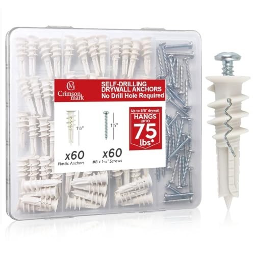 120 piece drywall anchors and - drywall,