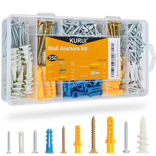 Drywall anchors assortment kit - anchors,